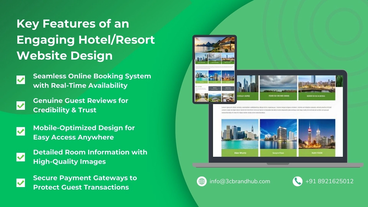 website design for hotels