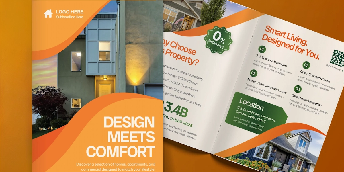 Real Estate Company Profile design service