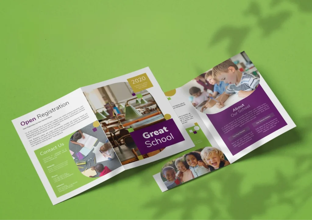 educational institute company profile designs