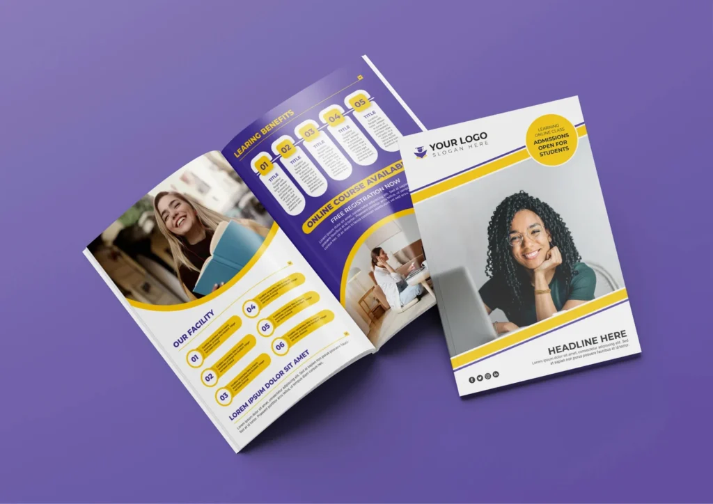 educational institute company profile design service