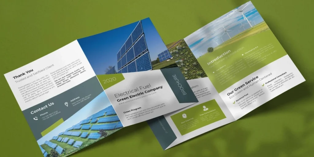 electrical company profile design service