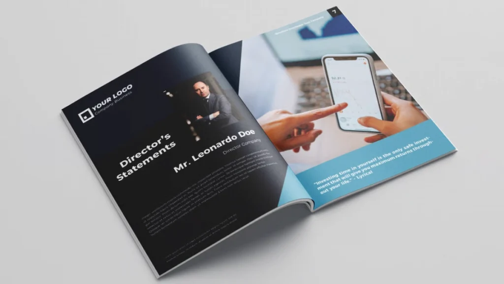 Trading company profile designers