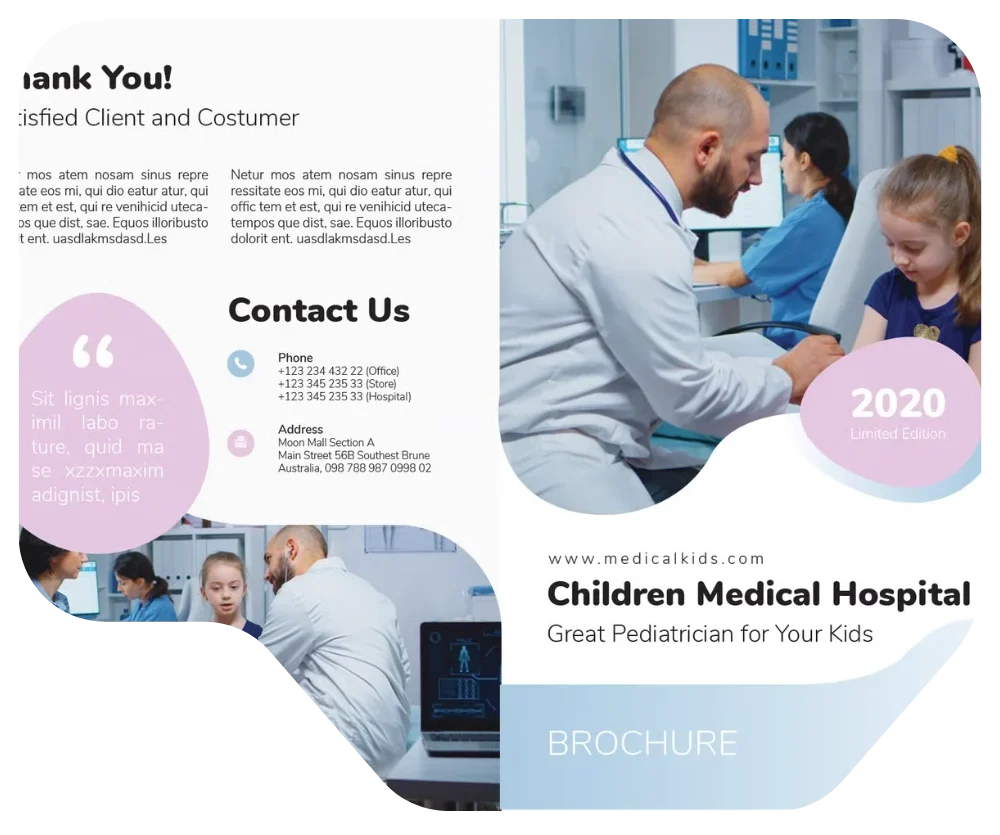 hospital company profile writing