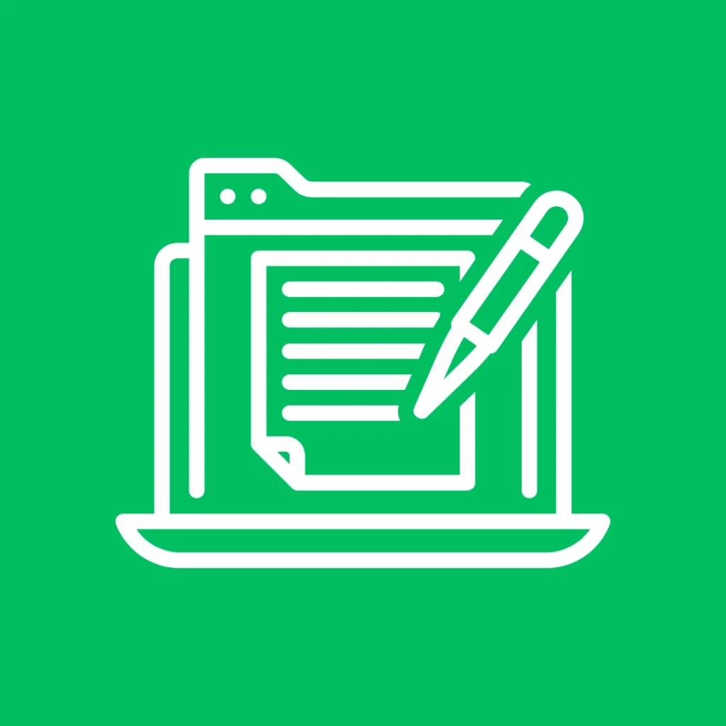 Electrical Company Profile Design and writing icon - 1