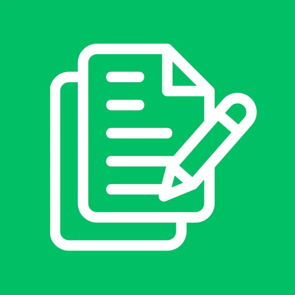 Electrical Company Profile Design and writing icon - 2