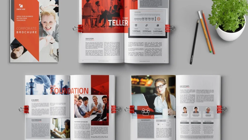 company profile design agency qatar