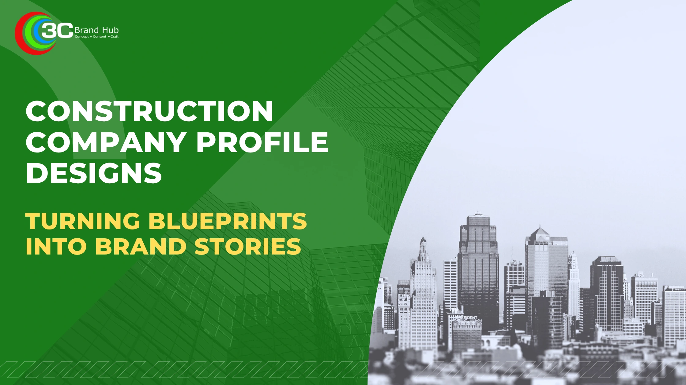 best construction company profile designs