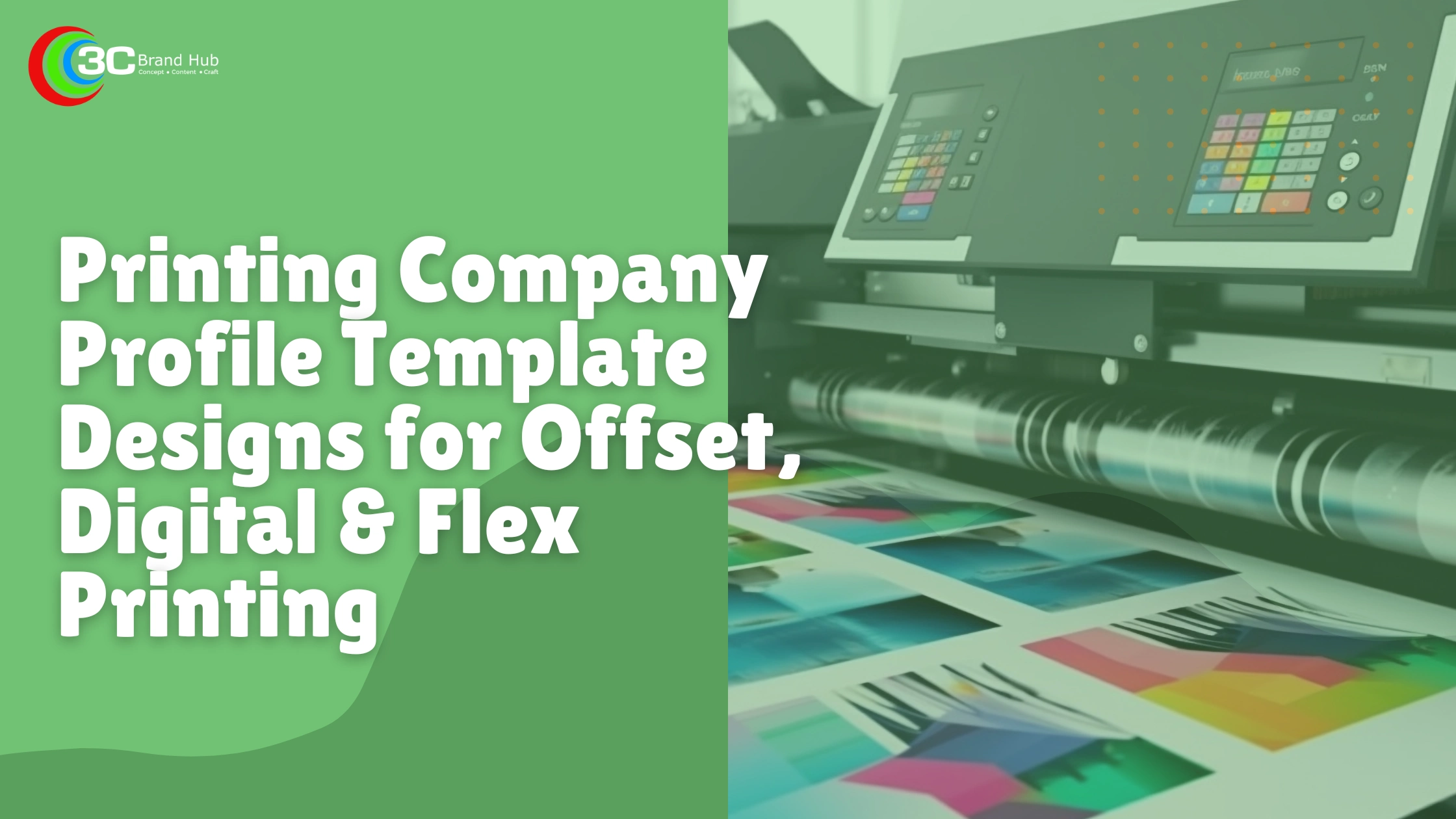 Best Printing Company Profile Template Designs for Offset, Digital & Flex Printing