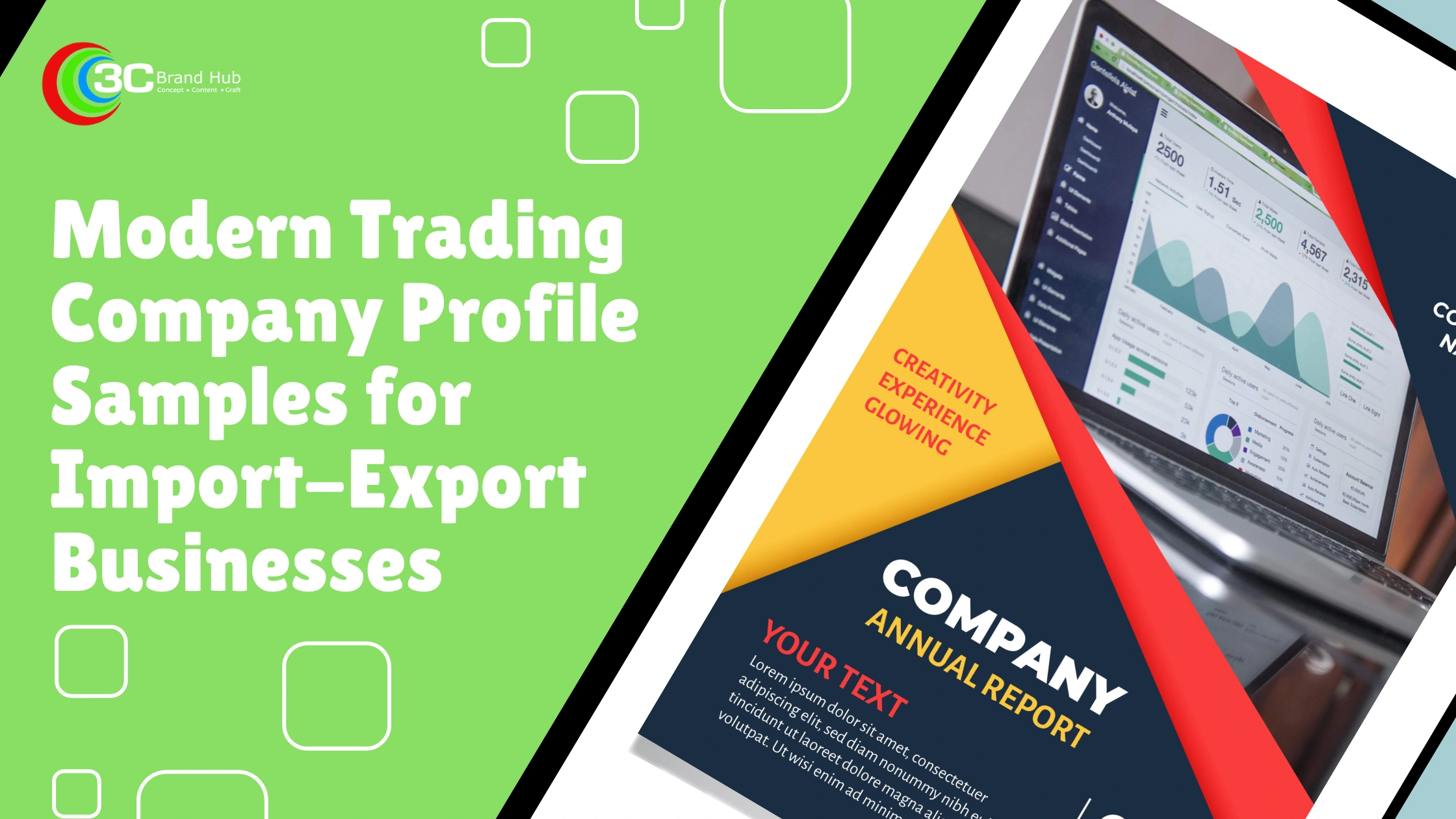 Modern Trading Company Profile Samples for Import-Export Businesses