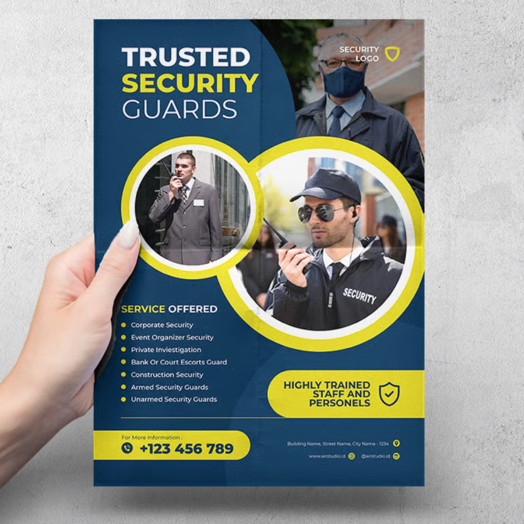 company profile designs for security