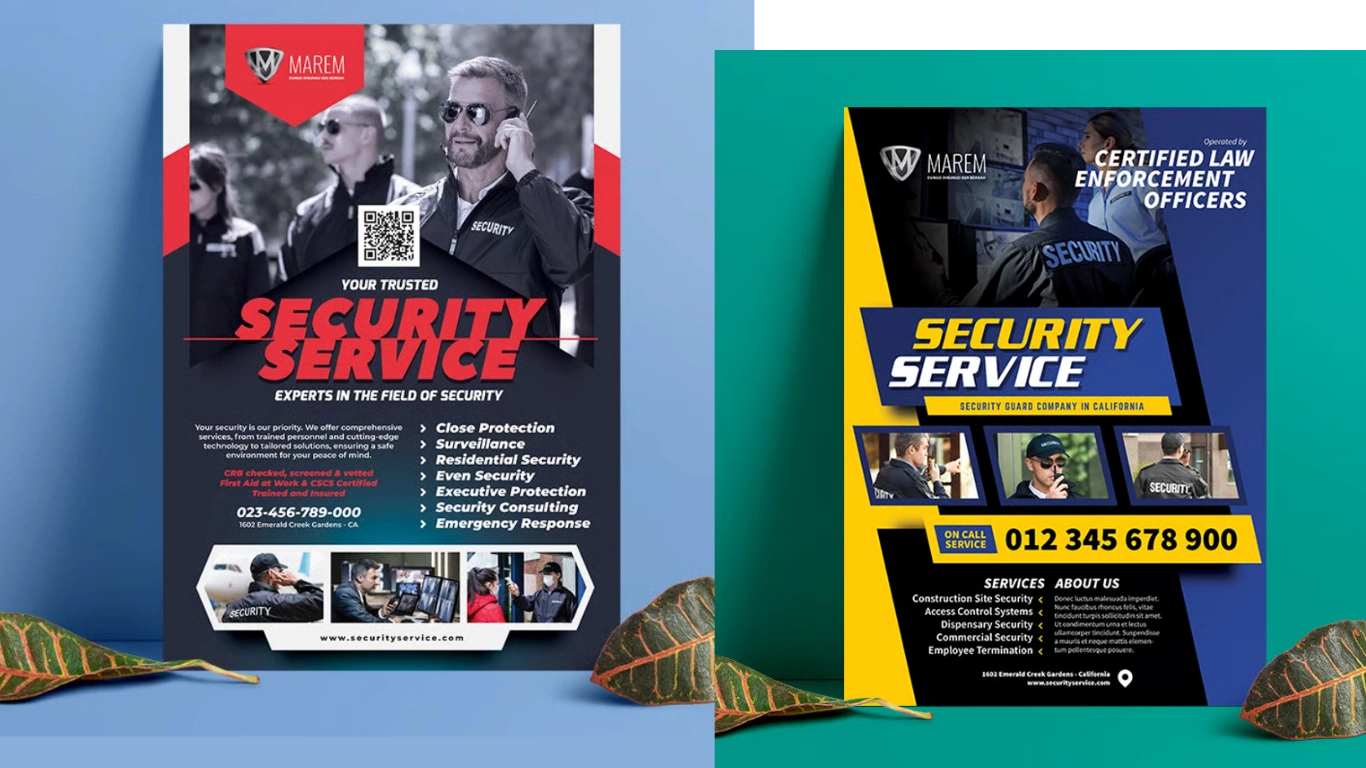 security company profile design