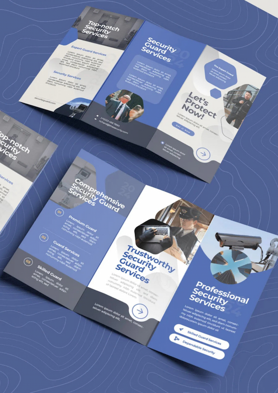 security company profile design and writing