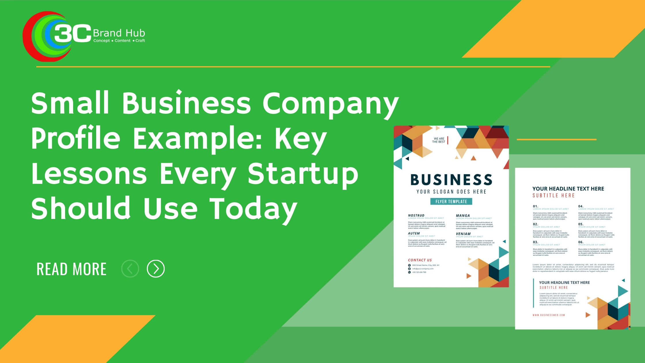 Small Business Company Profile Example Key Lessons Every Startup