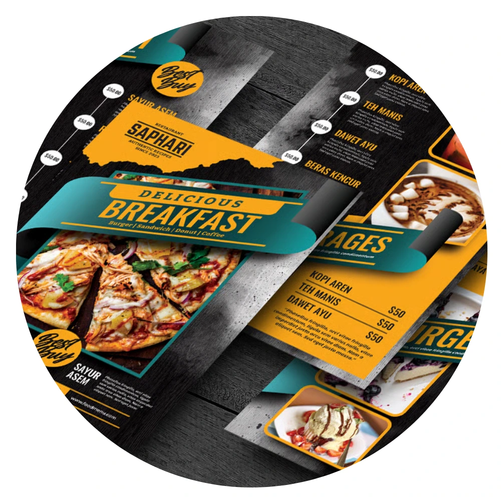 catering company profile maker