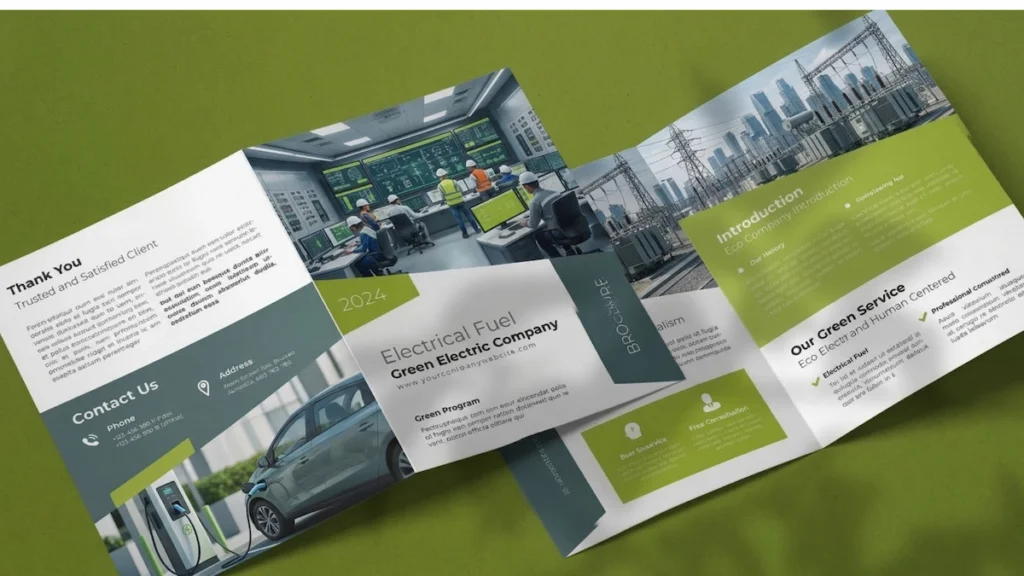 electrical company profile design agency