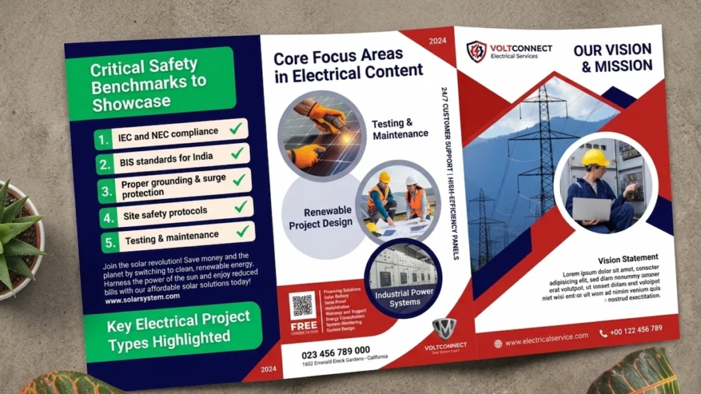 electrical company profile makers