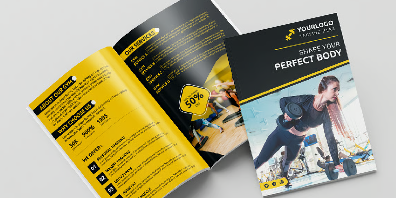 Fitness Company Profile design agency
