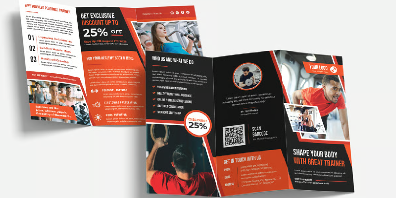 Fitness Company Profile designs