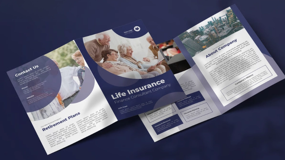 Insurance Company Profile Design company