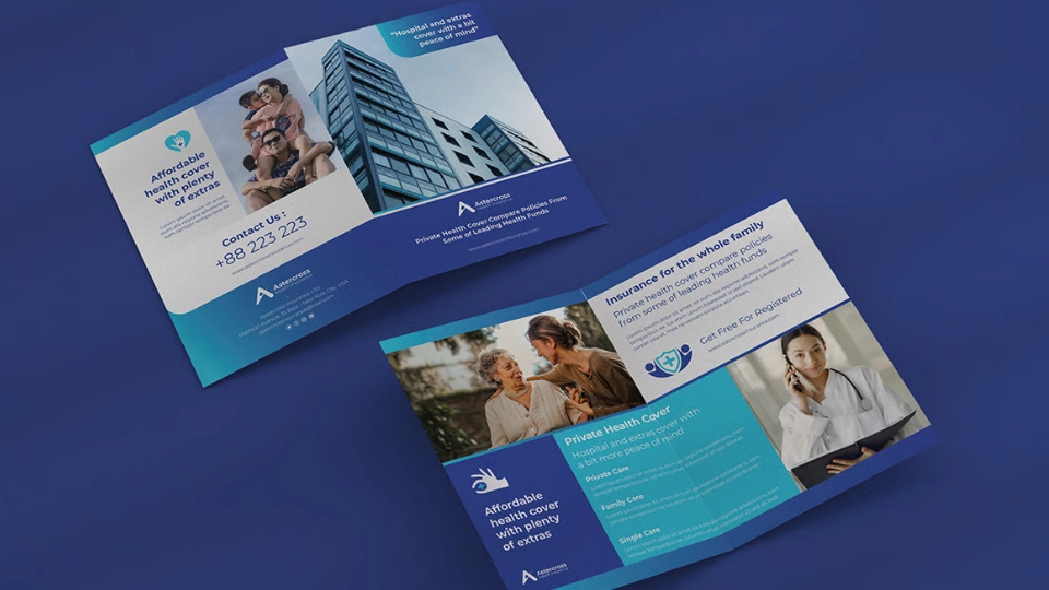 Insurance Company Profile Design service