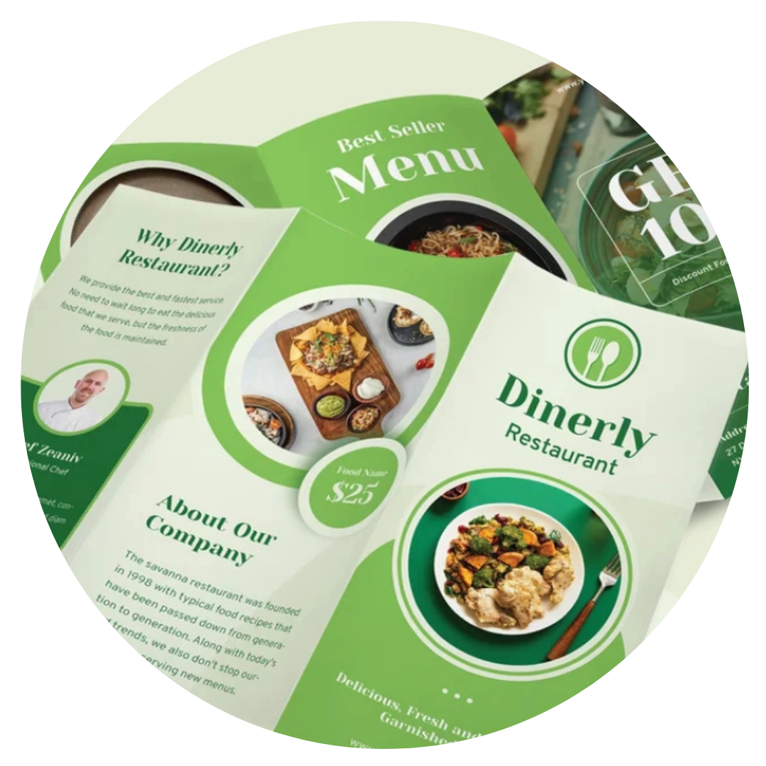 Catering Company Profile Design sample