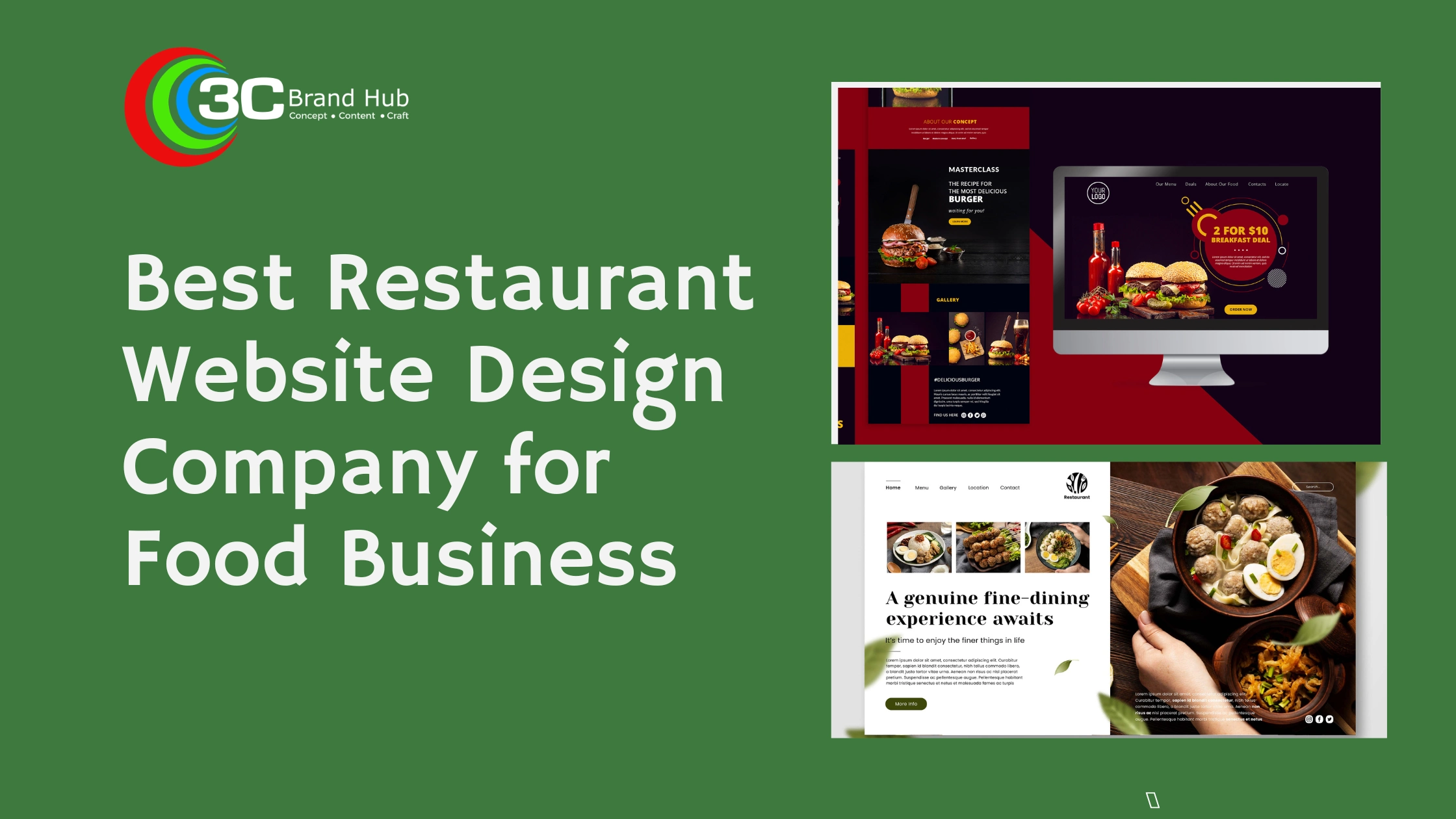 Best Restaurant Website Design Company
