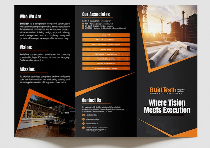 creative brochure design sample