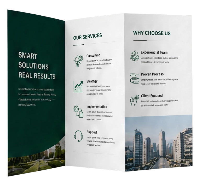 3 fold brochure template