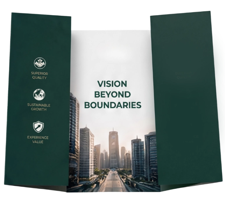 Gate Fold Brochure design samples
