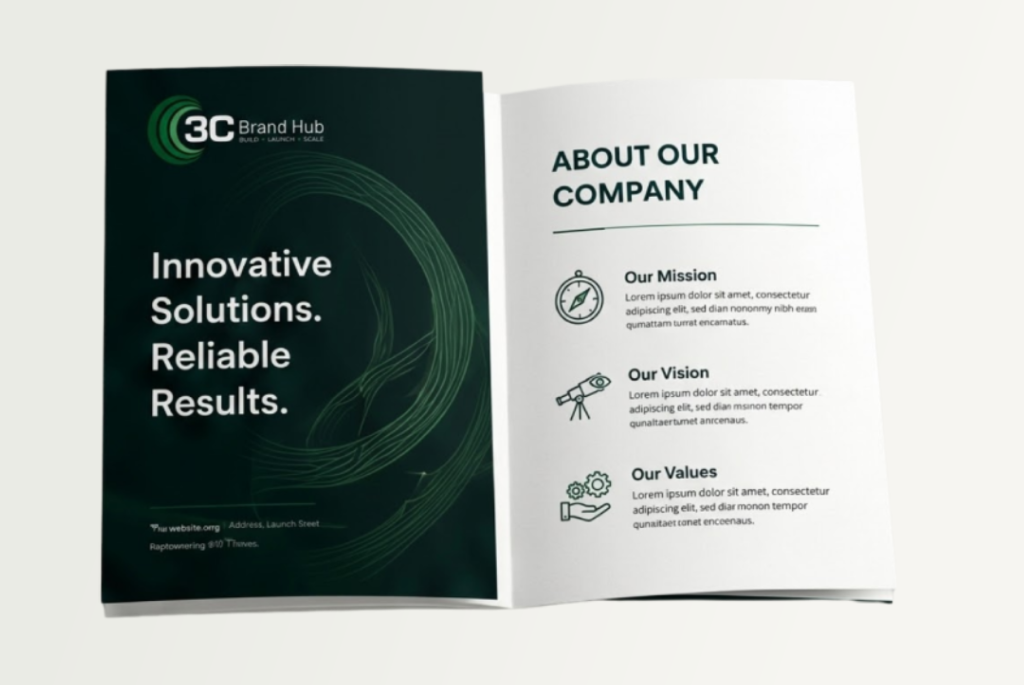 Company Brochure Design samples