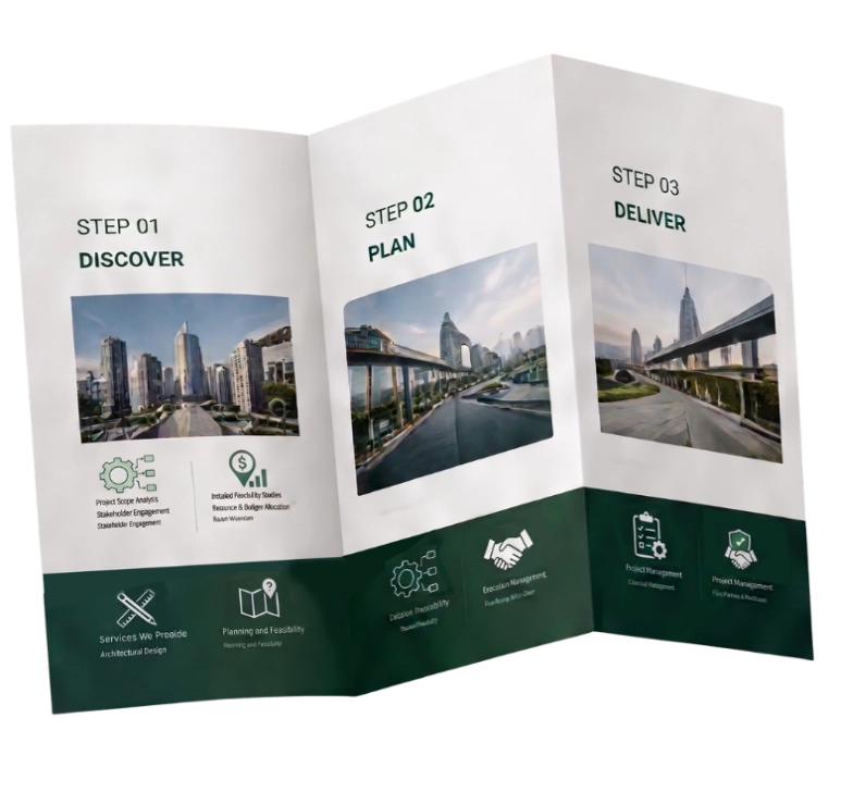 z fold brochure example