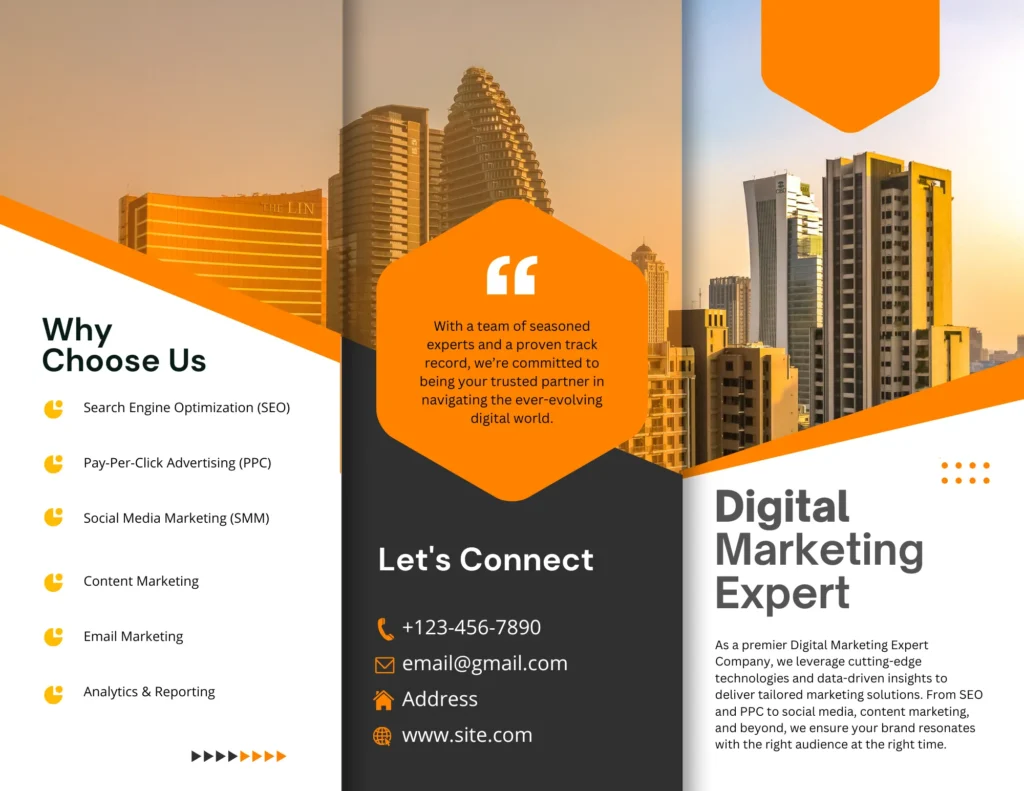 brochure design template
