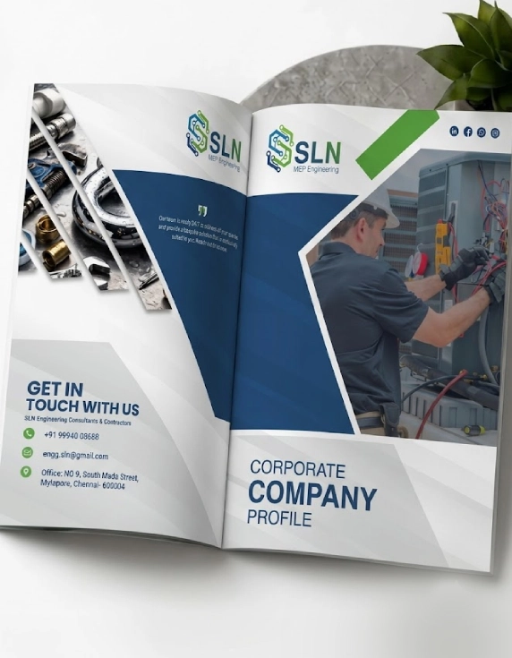 business or corporate profile design from expert designers