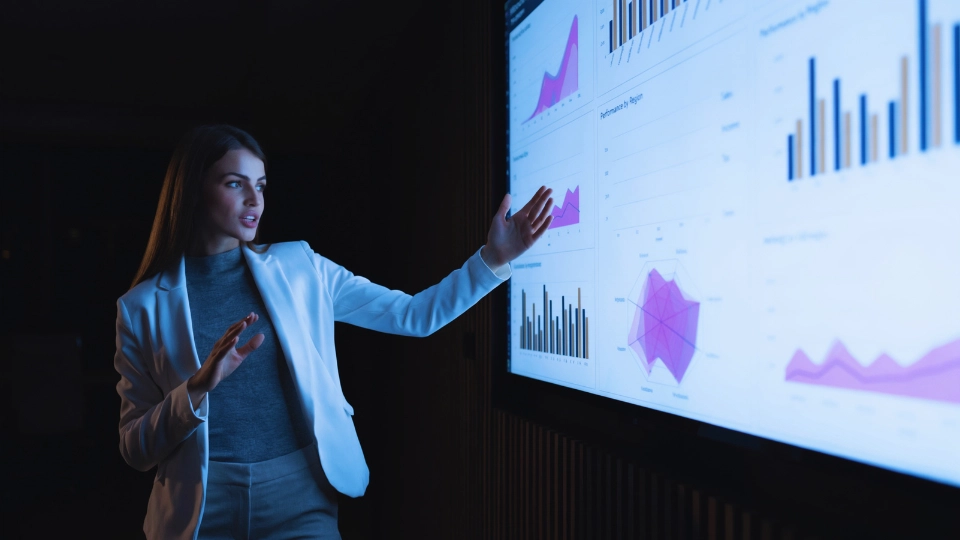 Client Presentations in media company profile